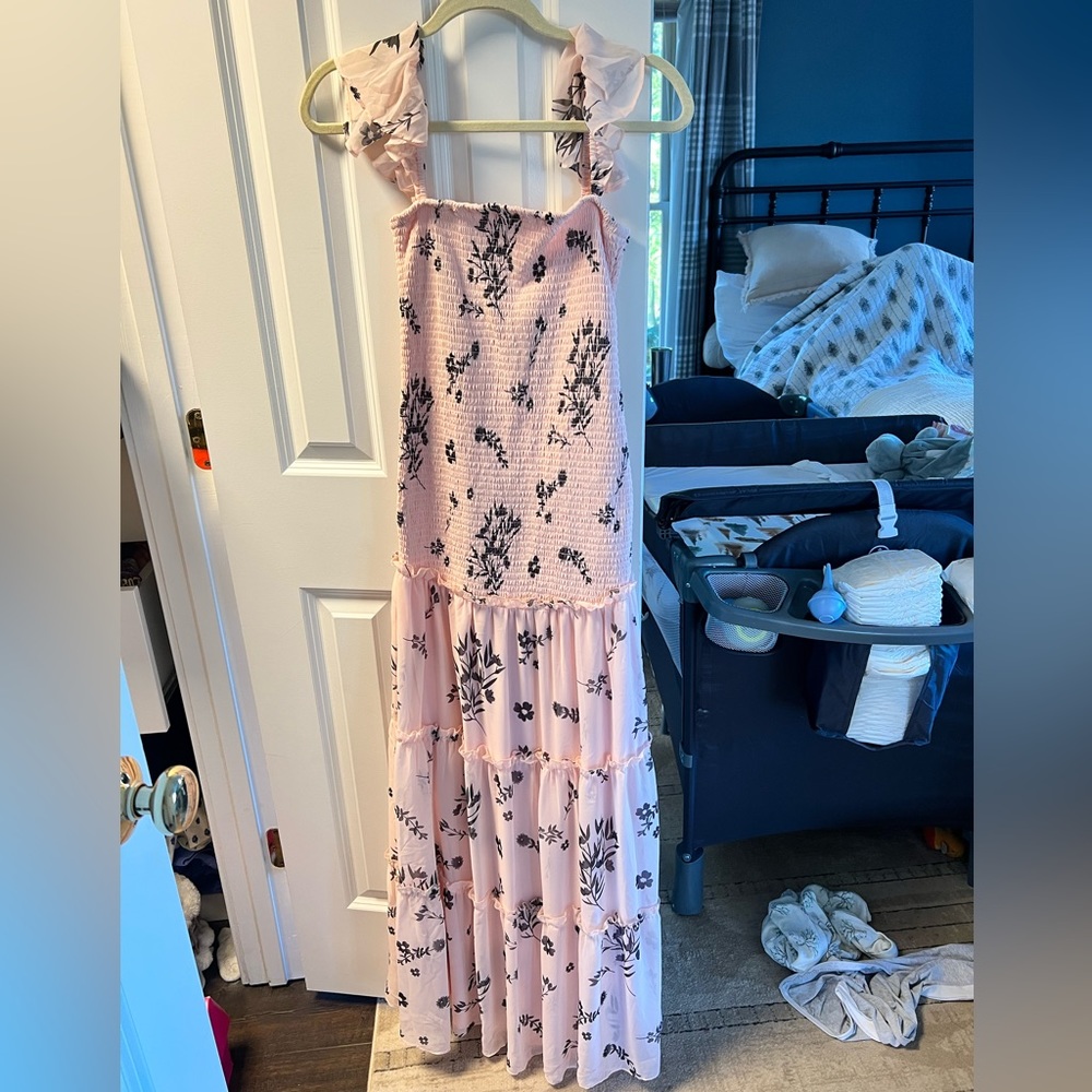 Kimi & Kai Long Maternity Dress